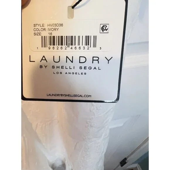 Laundry By Shelli Segal Flutter Cap Sleeve A-line Cocktail Dress Size 16 HV03D36 - Picture 7 of 9